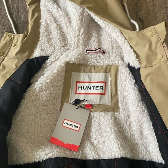 NWT Sammy Rubberized Long Padded Raincoat -
British Tan Sz XS - Picture 8 of 8